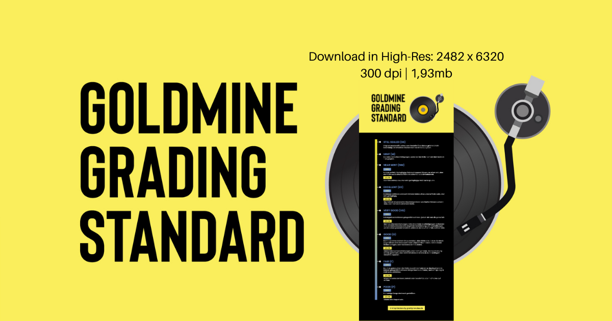 Download Goldmine Grading Standard Infografik © Vinyl Galore by